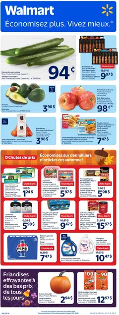 Preview of leaflet Walmart circulaire from shop Walmart is valid from Oct 15, 2026