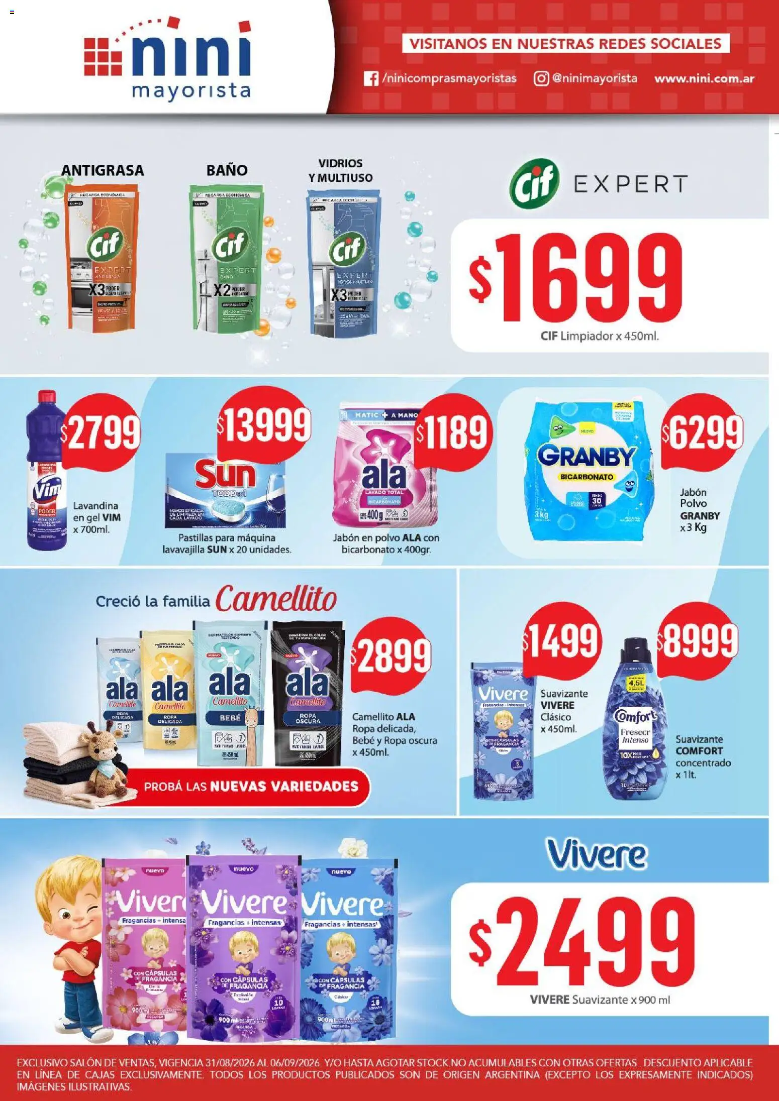 Vista previa del folleto de la tienda NINI Mayorista válido desde el 31/08/2026 