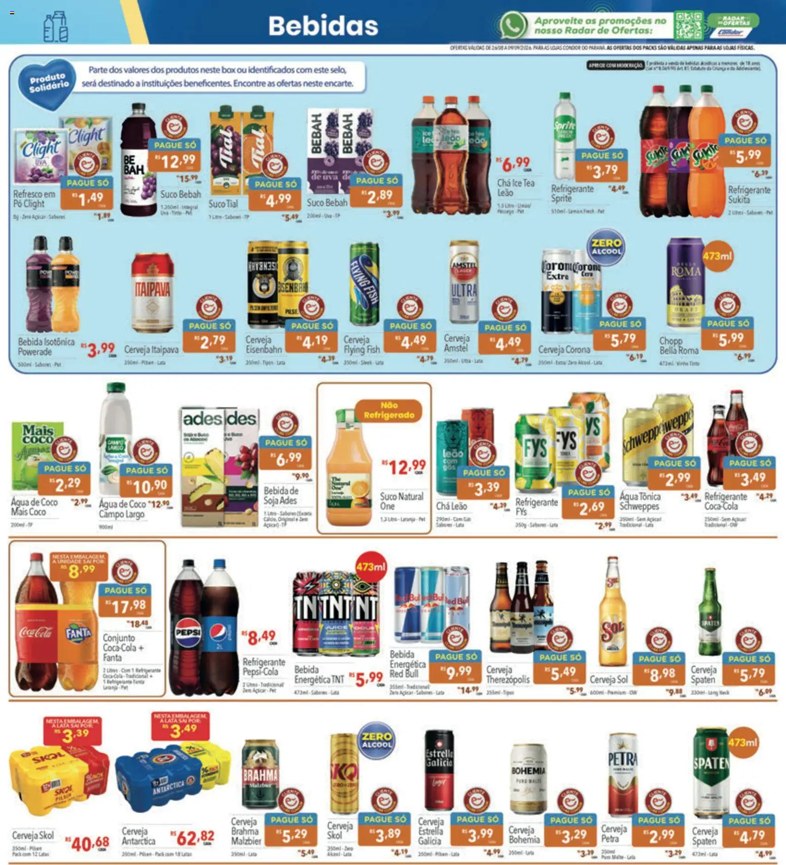 Ofertas Supermercados Condor até 09/09/2026. - Página 16