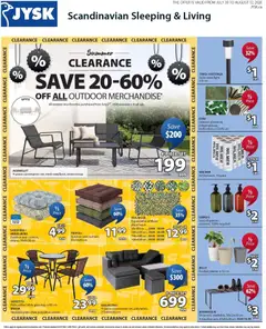 Preview of leaflet JYSK weekly flyer from shop JYSK is valid from Jul 30, 2026