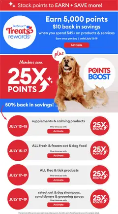 Preview of leaflet Petsmart weekly flyer / circulaire from shop Petsmart is valid from Jul 06, 2026