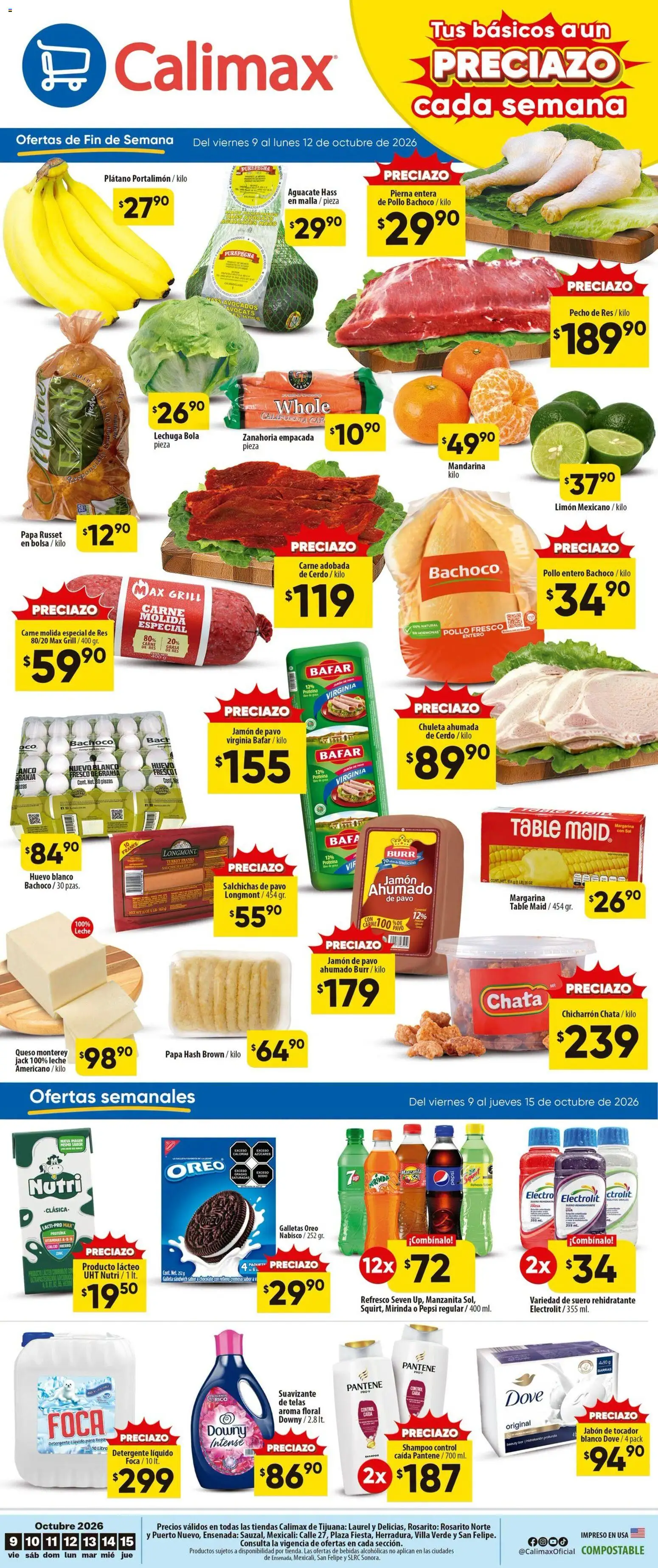 Vista previa las ofertas de la tienda Calimax - Calimax folleto desde el 09/10/2026 