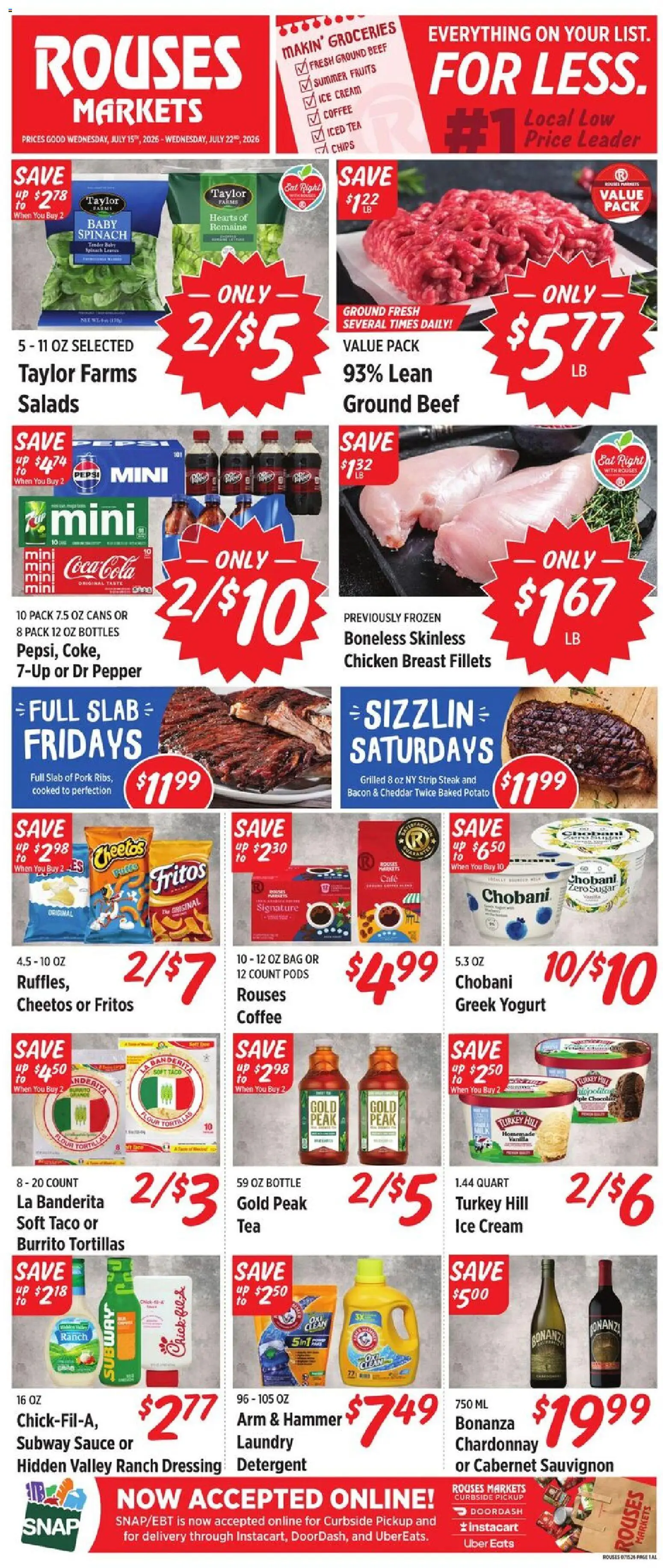 Rouses Weekly Ad from 07/15/2026 >> Flyer