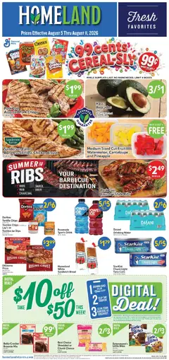Ad Preview of Homeland Homeland Weekly Ad from 08/05/2026