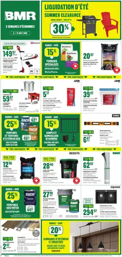 Preview of leaflet BMR weekly flyer / circulaire from shop BMR is valid from Aug 06, 2026