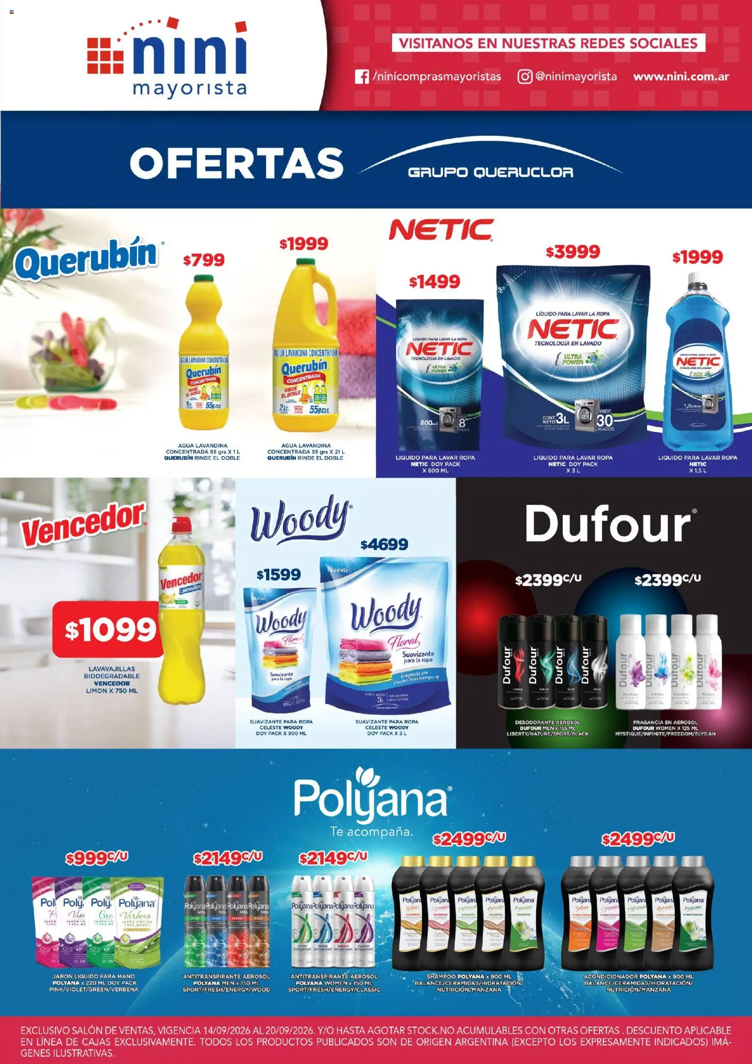 Vista previa del folleto de la tienda NINI Mayorista válido desde el 14/09/2026 