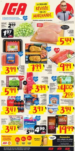 Un aperçu du dépliant IGA circulaire - Quebec du magasin IGA est valide à partir 28 mai 2026