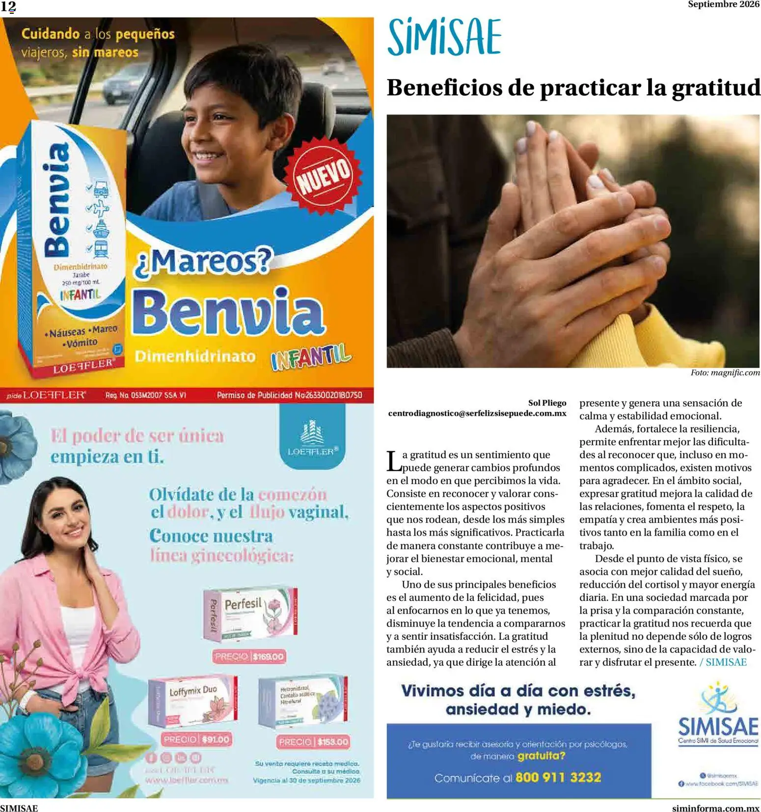 Vista previa las ofertas de la tienda Farmacias Similares - Farmacias Similares catálogo desde el 01/09/2026 