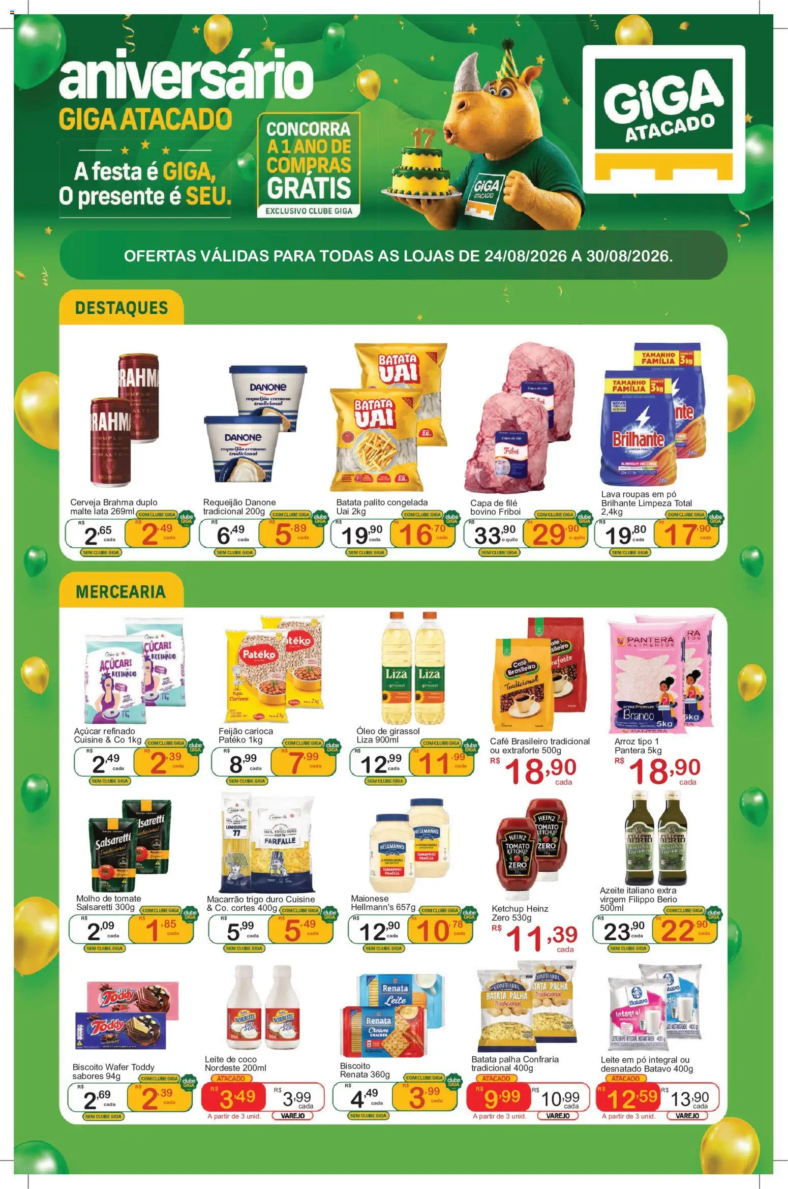 Pré-Visualização do folheto "GIGA Atacado - Ofertas da semana" da loja GIGA Atacado válido a partir de 24/08/2026