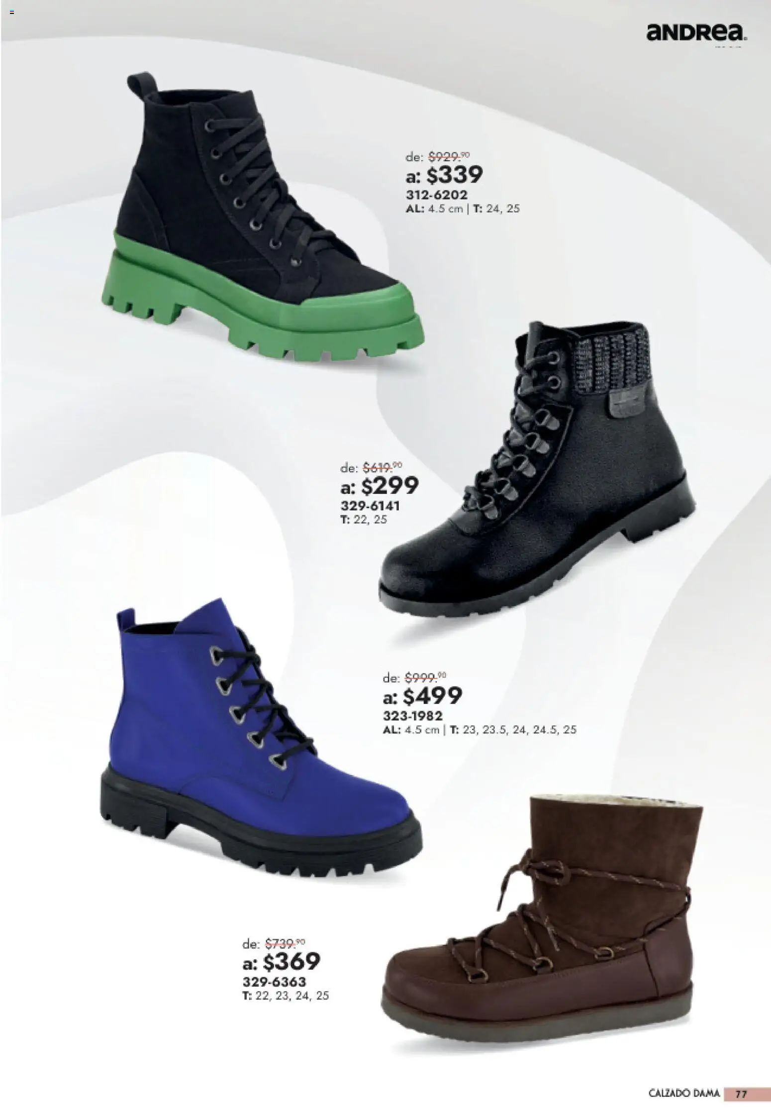 Vista previa las ofertas de la tienda Andrea - Andrea catálogo Outlet desde el 26/07/2026 