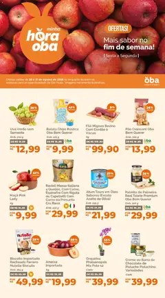 Pré-Visualização do folheto "Oba Hortifruti - Ofertas da semana" da loja Oba Hortifruti válido a partir de 28/08/2026