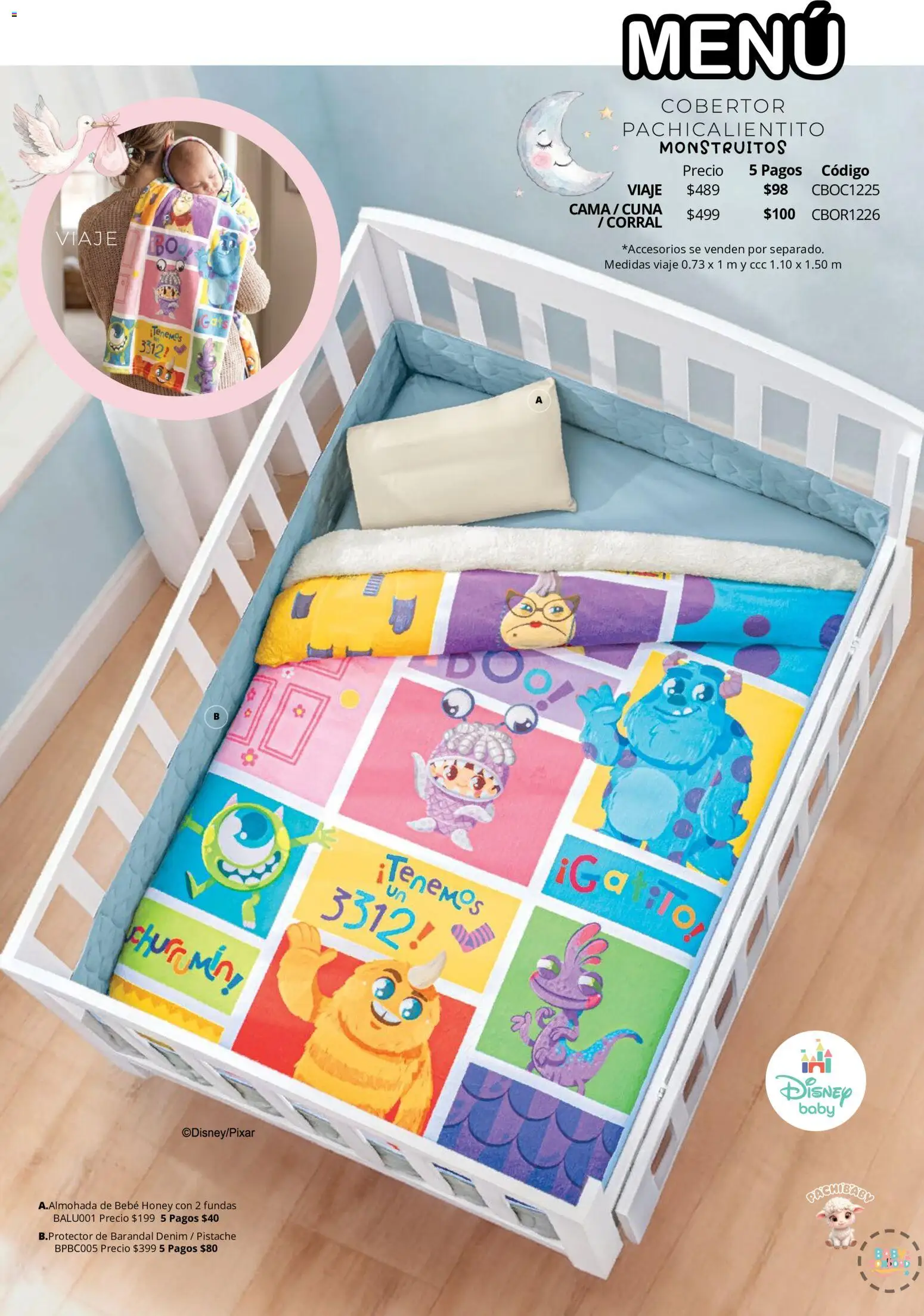 Vista previa las ofertas de la tienda Colchas Concord - Colchas Concord catálogo Colección Bebé Disney desde el 15/10/2026 