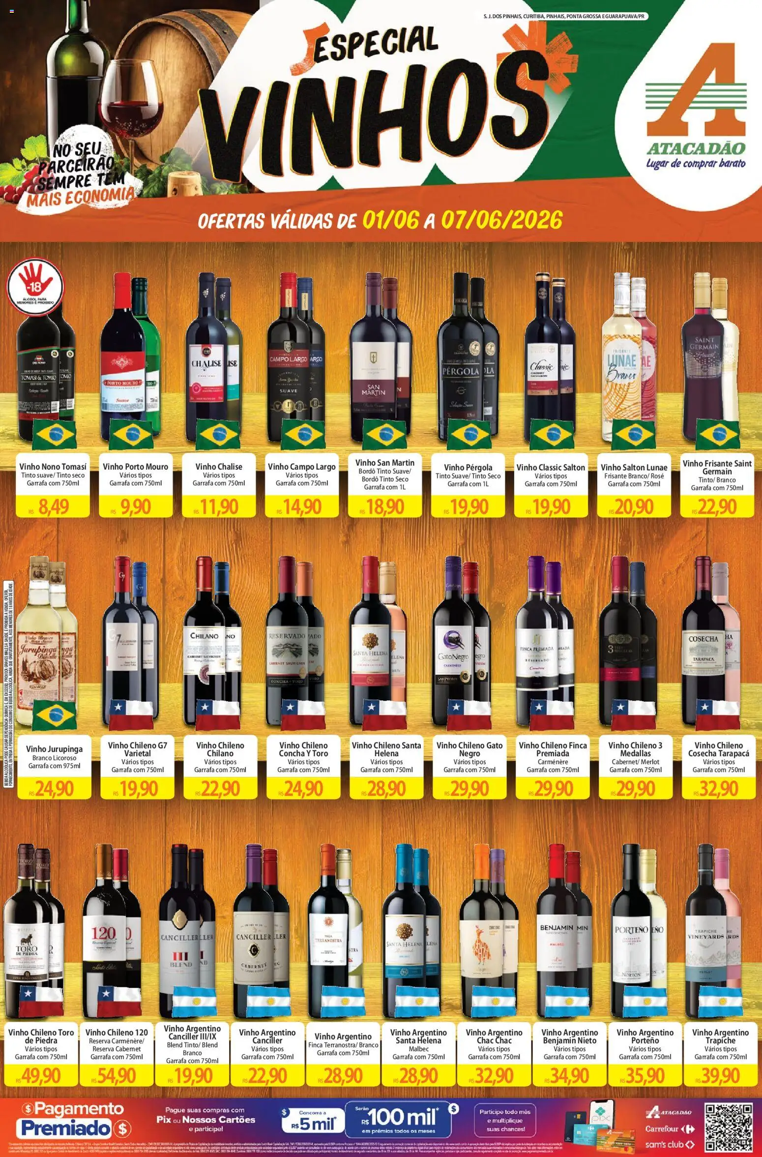 Pré-Visualização do folheto "Atacadão ofertas - PR" da loja Atacadão válido a partir de 01/06/2026