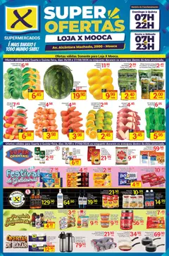 Pré-Visualização do folheto "X Supermercados ofertas Mooca" da loja X Supermercados válido a partir de 26/08/2026