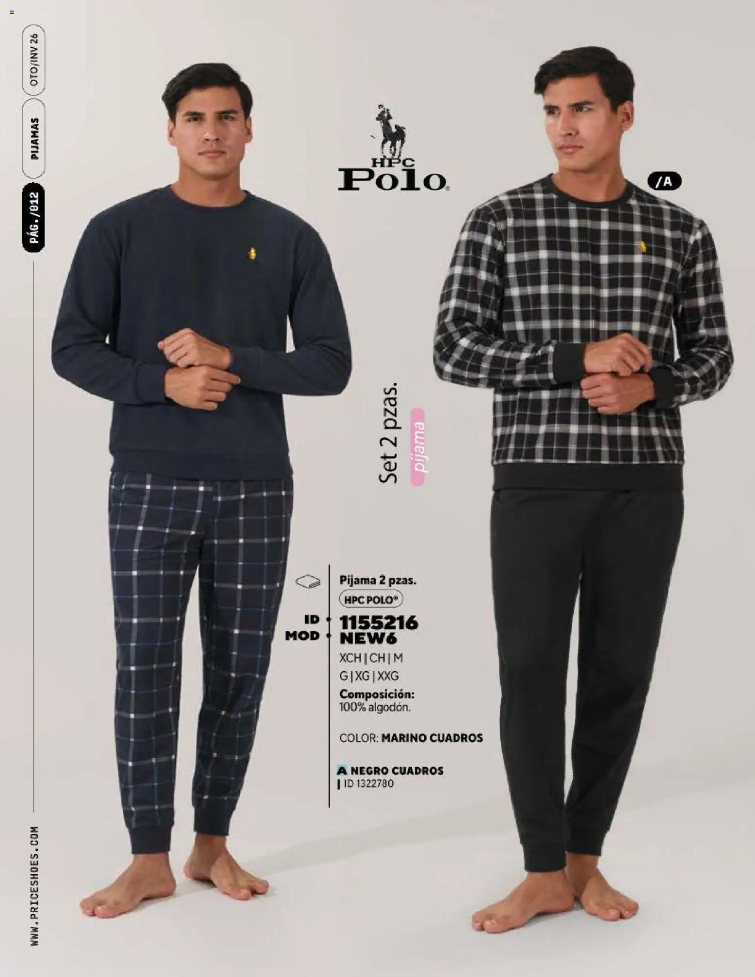 Vista previa las ofertas de la tienda Price Shoes - Price Shoes catálogo Pijamas desde el 07/10/2026 