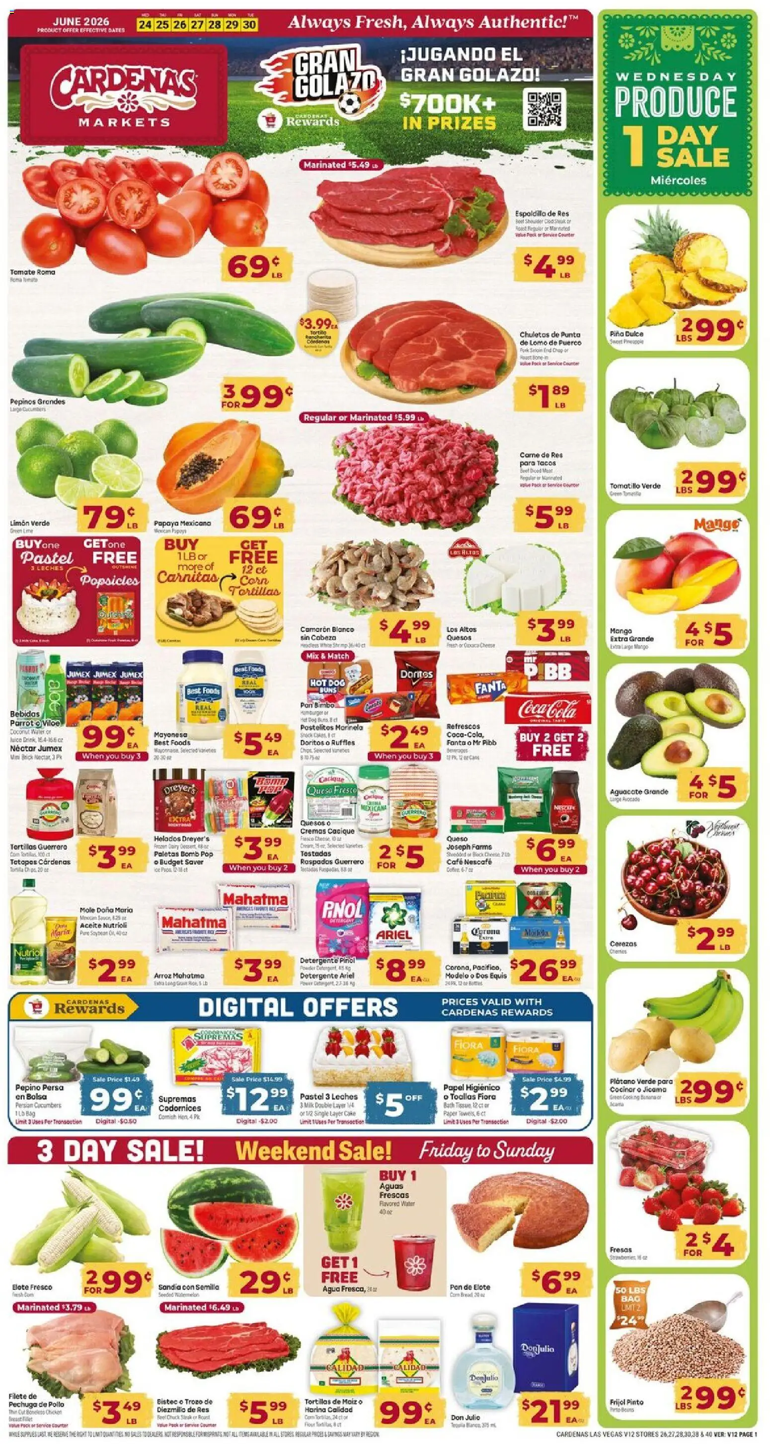 Ad Preview of Cardenas Cardenas Weekly Ad from 06/24/2026