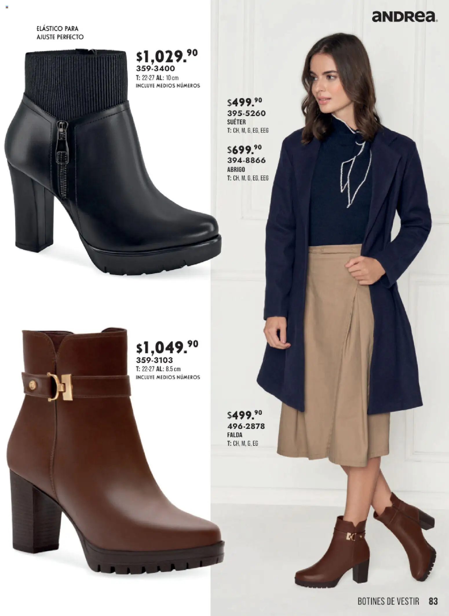 Vista previa las ofertas de la tienda Andrea - Andrea catálogo Otoño Invierno desde el 23/08/2026 