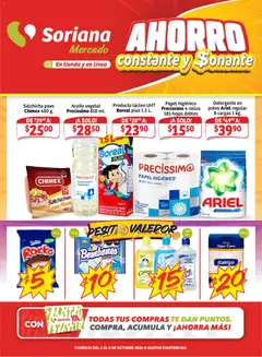 Vista previa las ofertas de la tienda Soriana - Soriana Mercado - Ahorro constante y sonante desde el 02/10/2026 