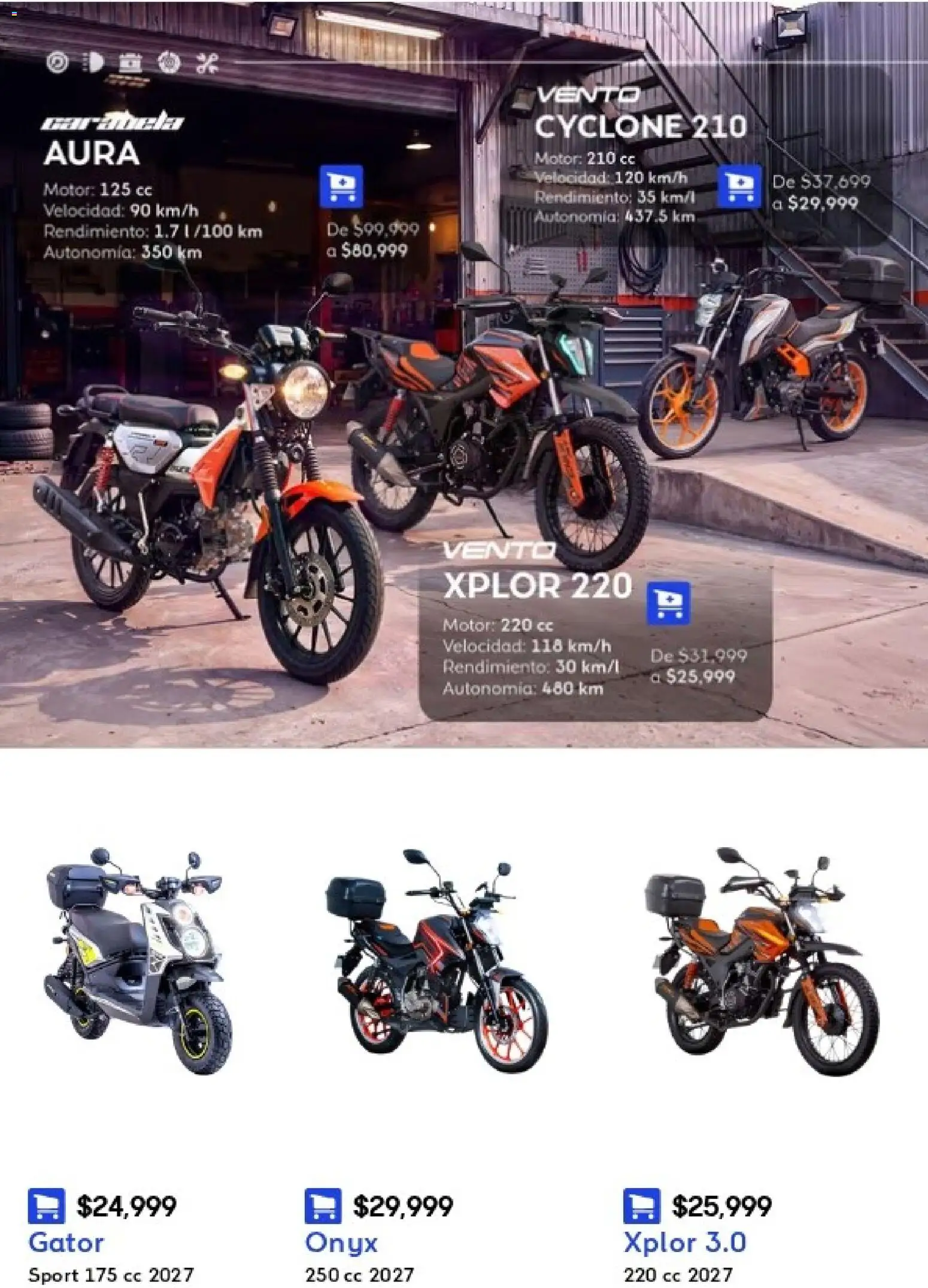 Vista previa las ofertas de la tienda Coppel - Coppel catálogo Encuentra todo sobre motos desde el 01/10/2026 