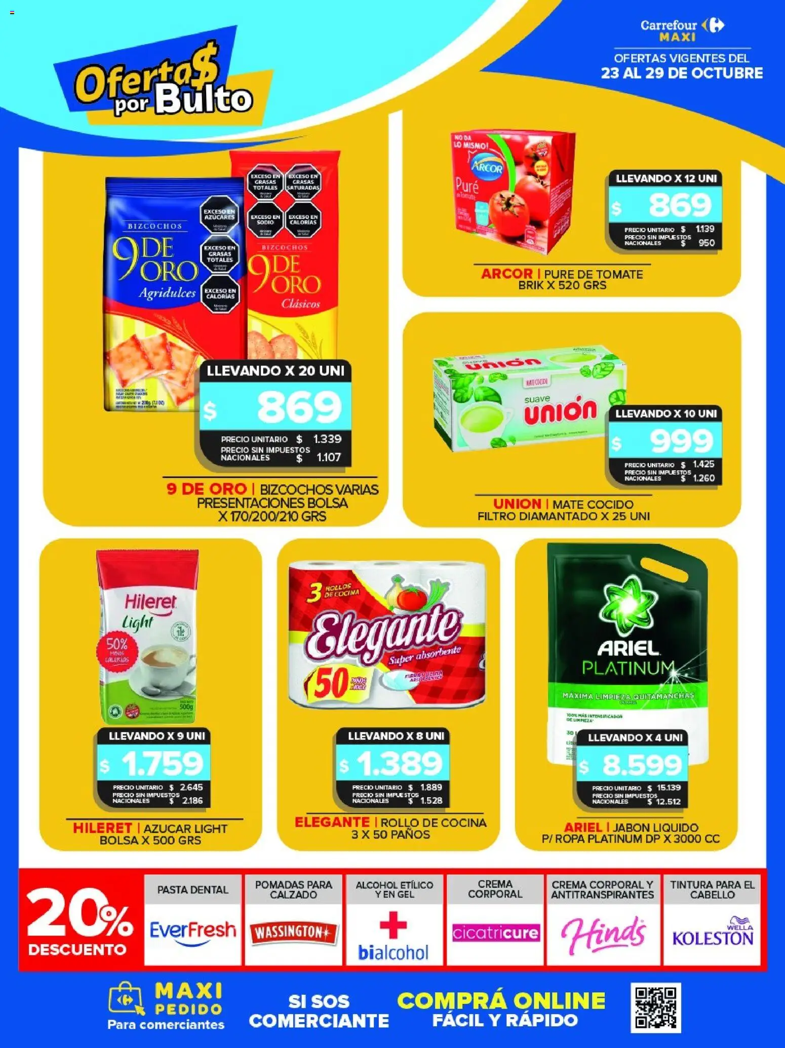 Vista previa del folleto de la tienda Carrefour Maxi válido desde el 23/10/2026 