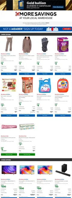 Preview of leaflet Costco weekly flyer from shop Costco is valid from Sep 28, 2026