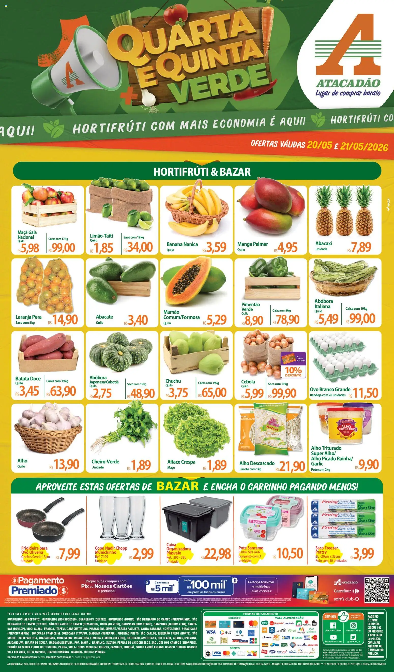 Pré-Visualização do folheto "Atacadão ofertas - SP" da loja Atacadão válido a partir de 20/05/2026
