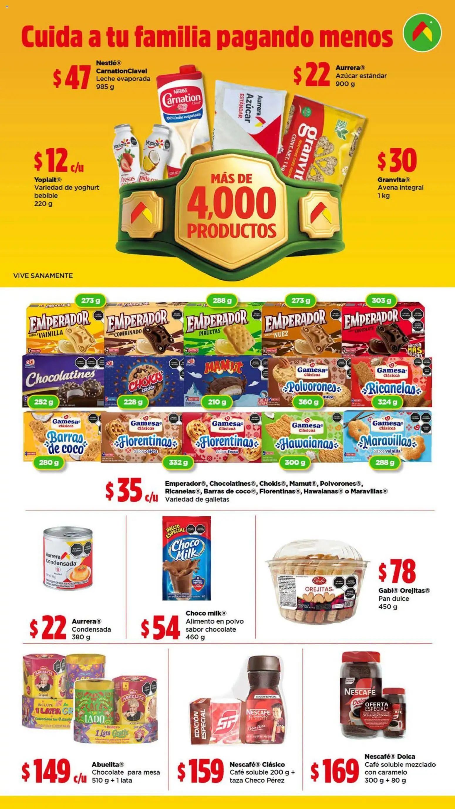 Vista previa las ofertas de la tienda Bodega Aurrerá - Bodega Aurrerá folleto Precios que no se tocan - Llena tu carrito con esenciales desde el 21/10/2026 
