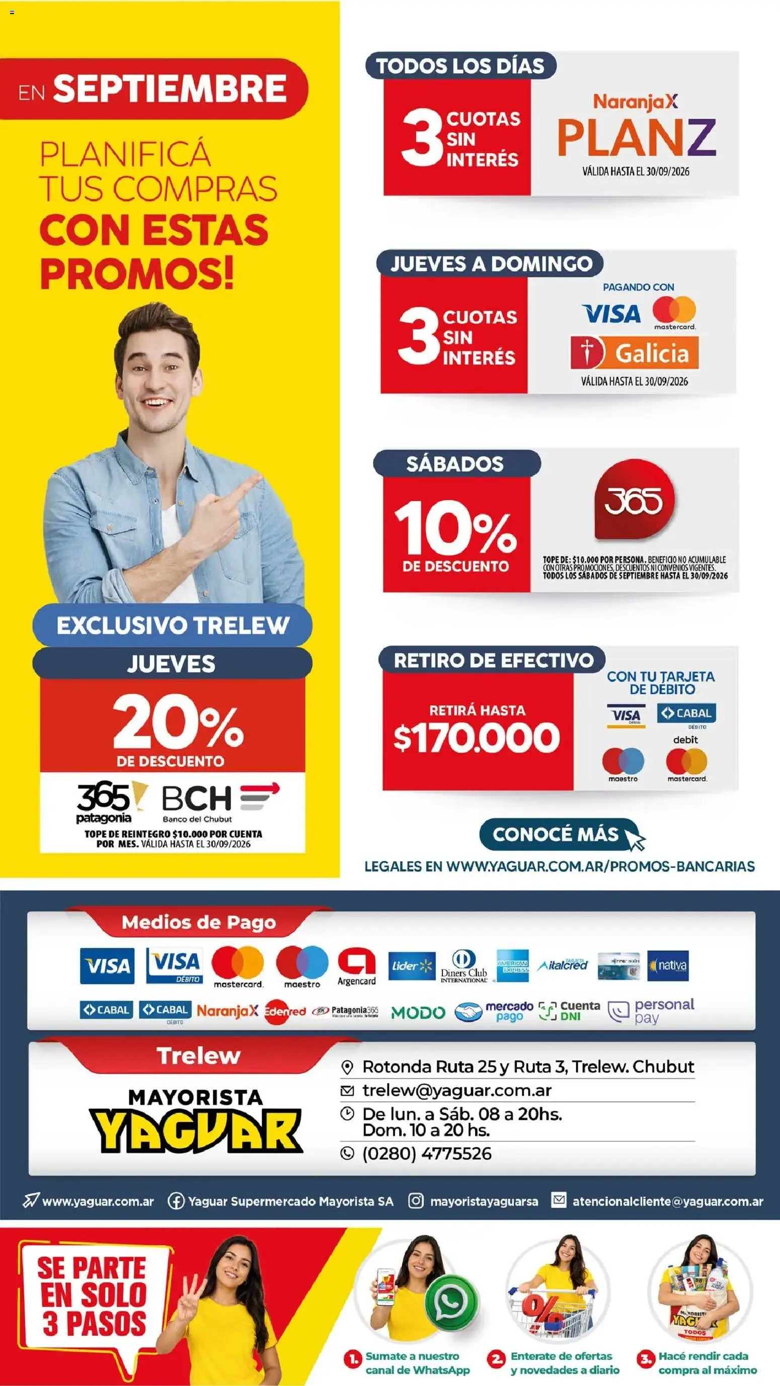 Vista previa del folleto de la tienda Yaguar válido desde el 31/08/2026 