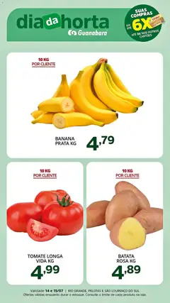Pré-Visualização do folheto "Supermercado Guanabara - Ofertas da semana" da loja Supermercado Guanabara válido a partir de 14/07/2026
