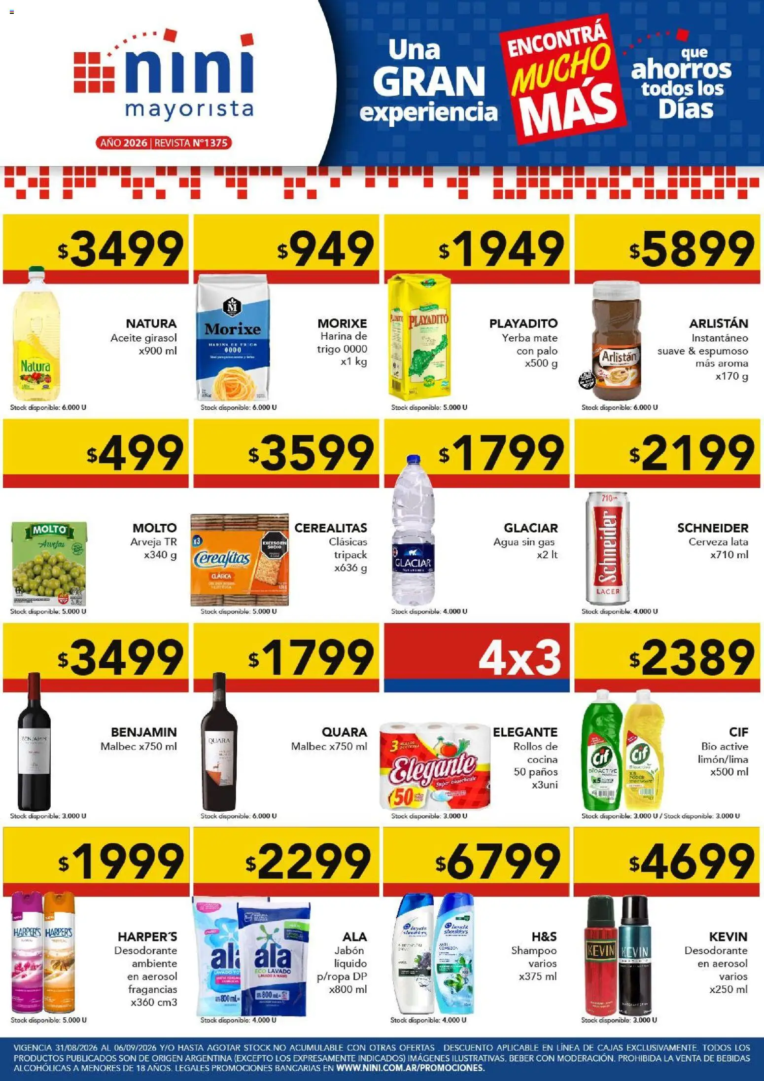 Vista previa del folleto de la tienda NINI Mayorista válido desde el 31/08/2026 