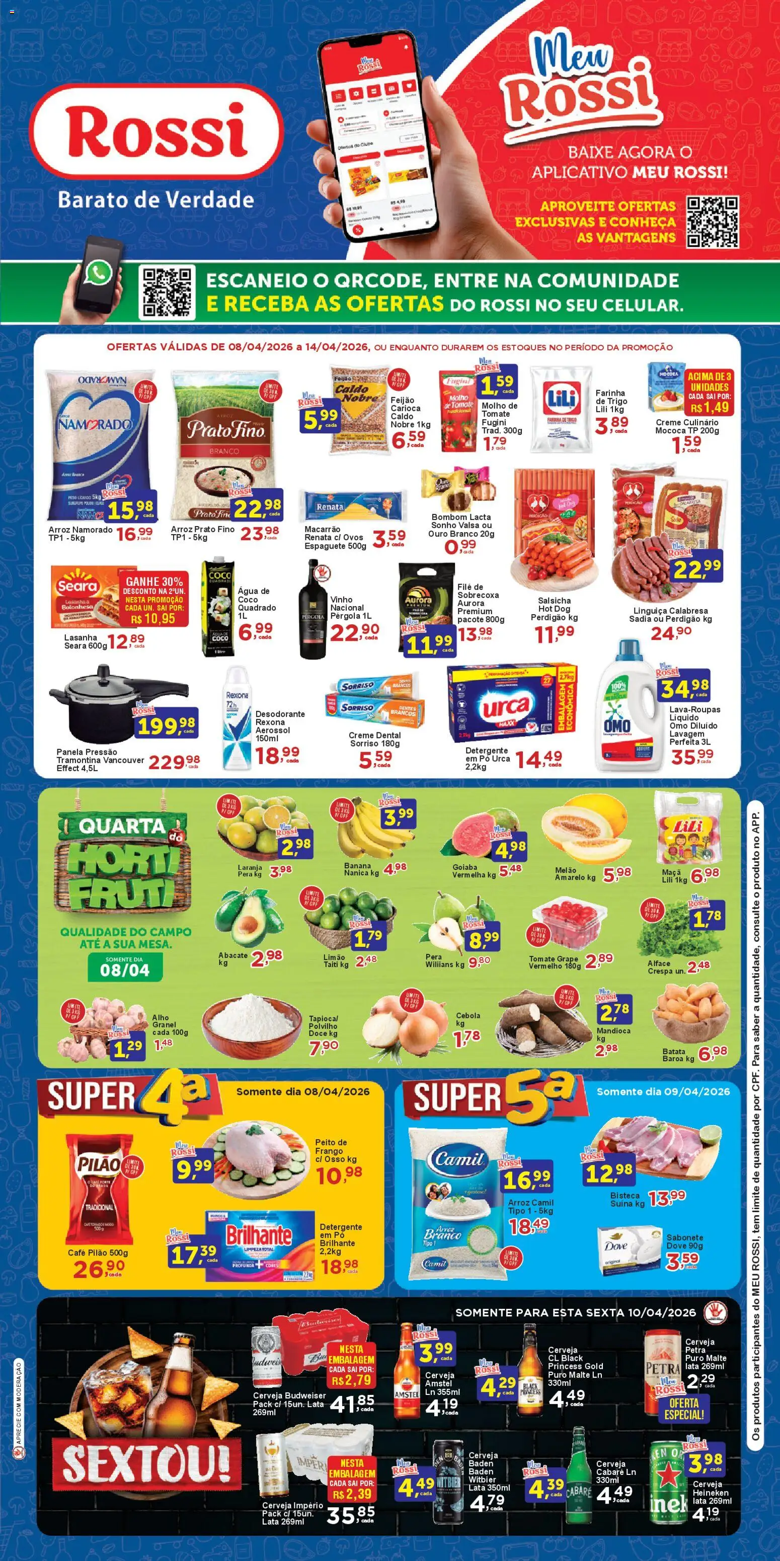 Rossi Supermercados Rossi Supermercados - Ofertas da semana (de 08