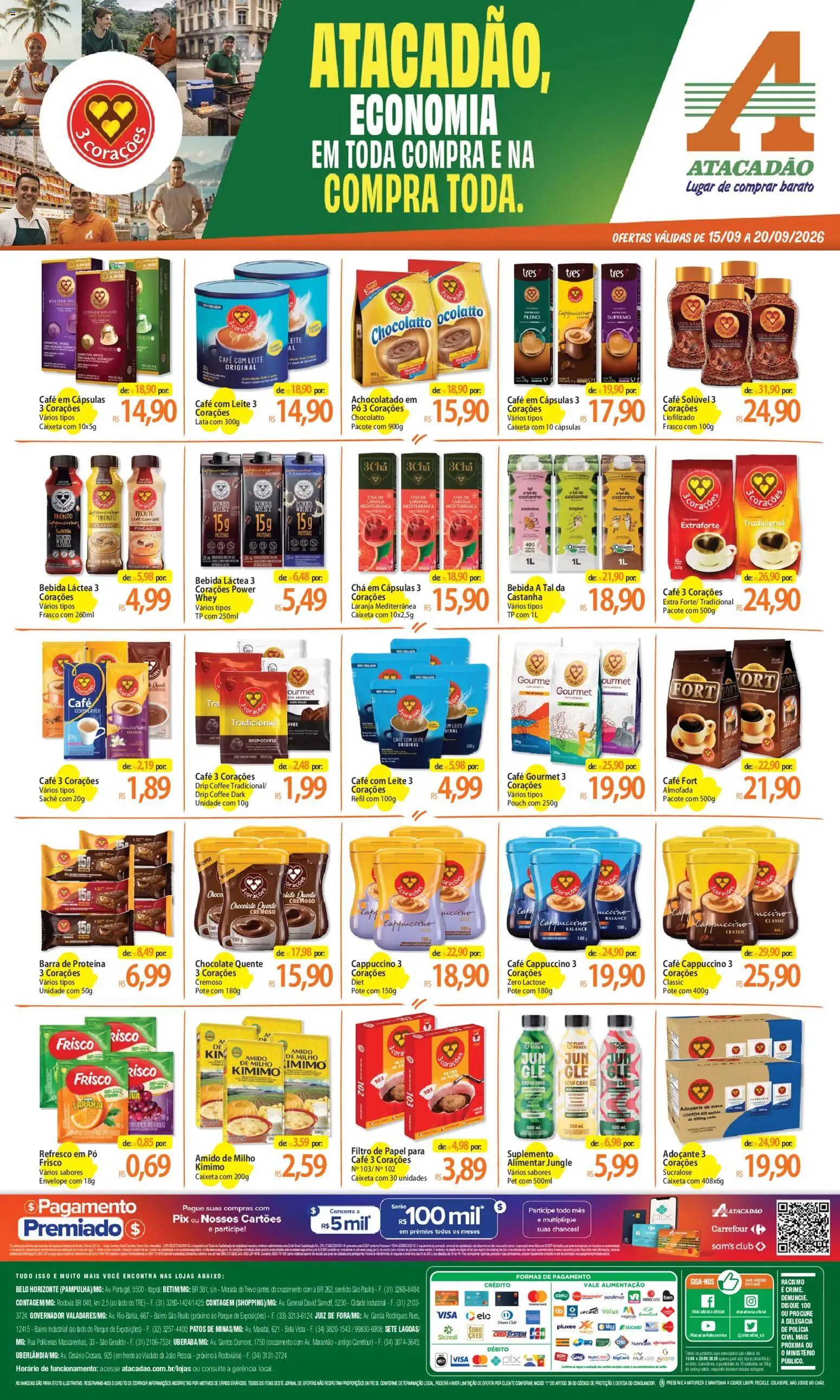 Pré-Visualização do folheto "Atacadão ofertas - MG" da loja Atacadão válido a partir de 15/09/2026