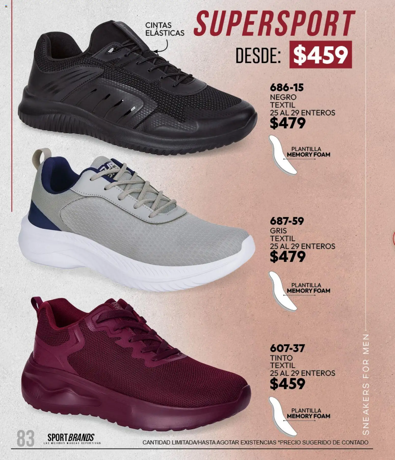 Vista previa las ofertas de la tienda Cklass - Cklass catálogo Sportbrands Caballero Invierno desde el 11/09/2026 