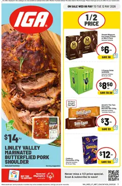 Preview of catalogue IGA catalogue WA Medium Metro from shop IGA valid 06/05/2026
