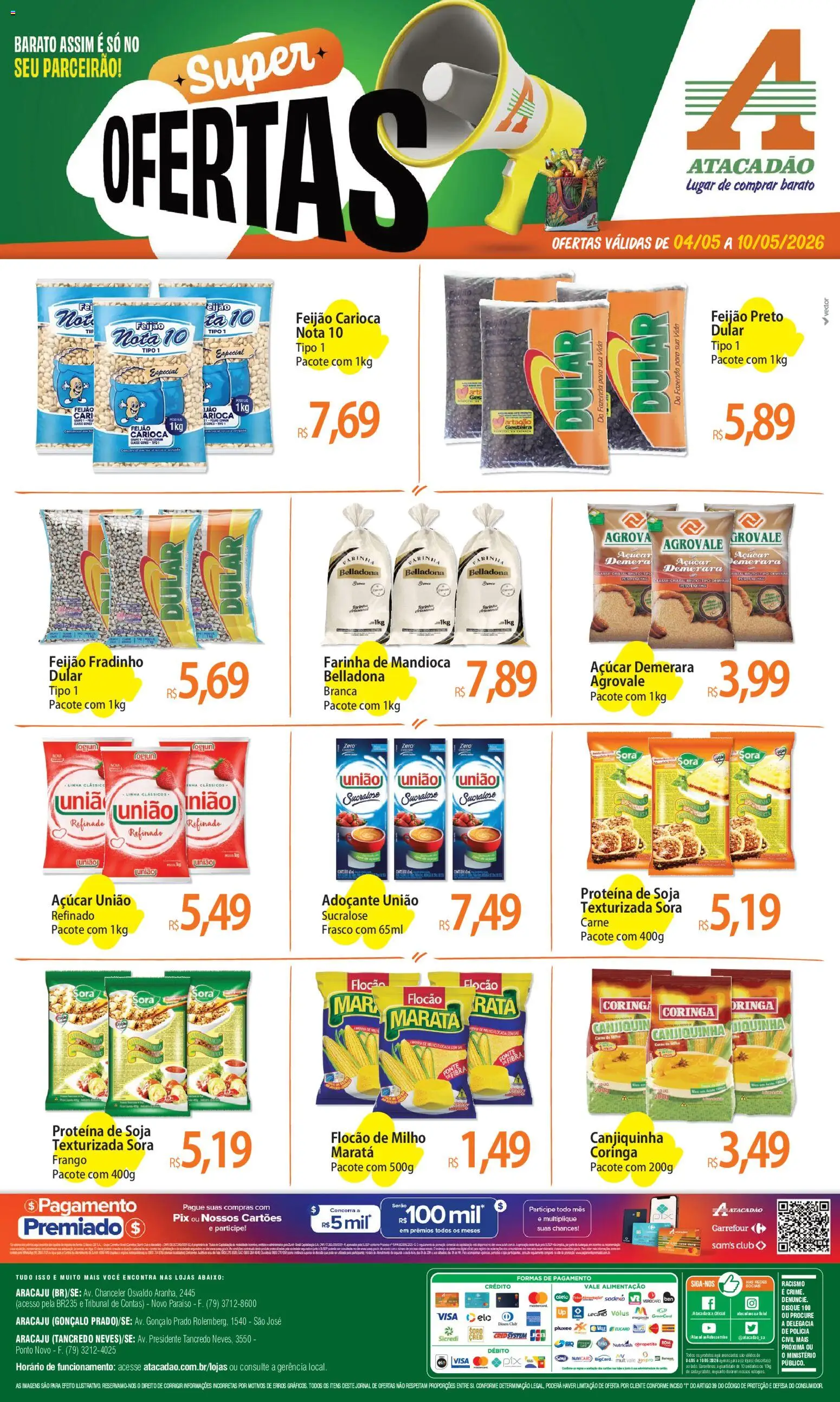 Pré-Visualização do folheto "Atacadão ofertas - SE" da loja Atacadão válido a partir de 04/05/2026