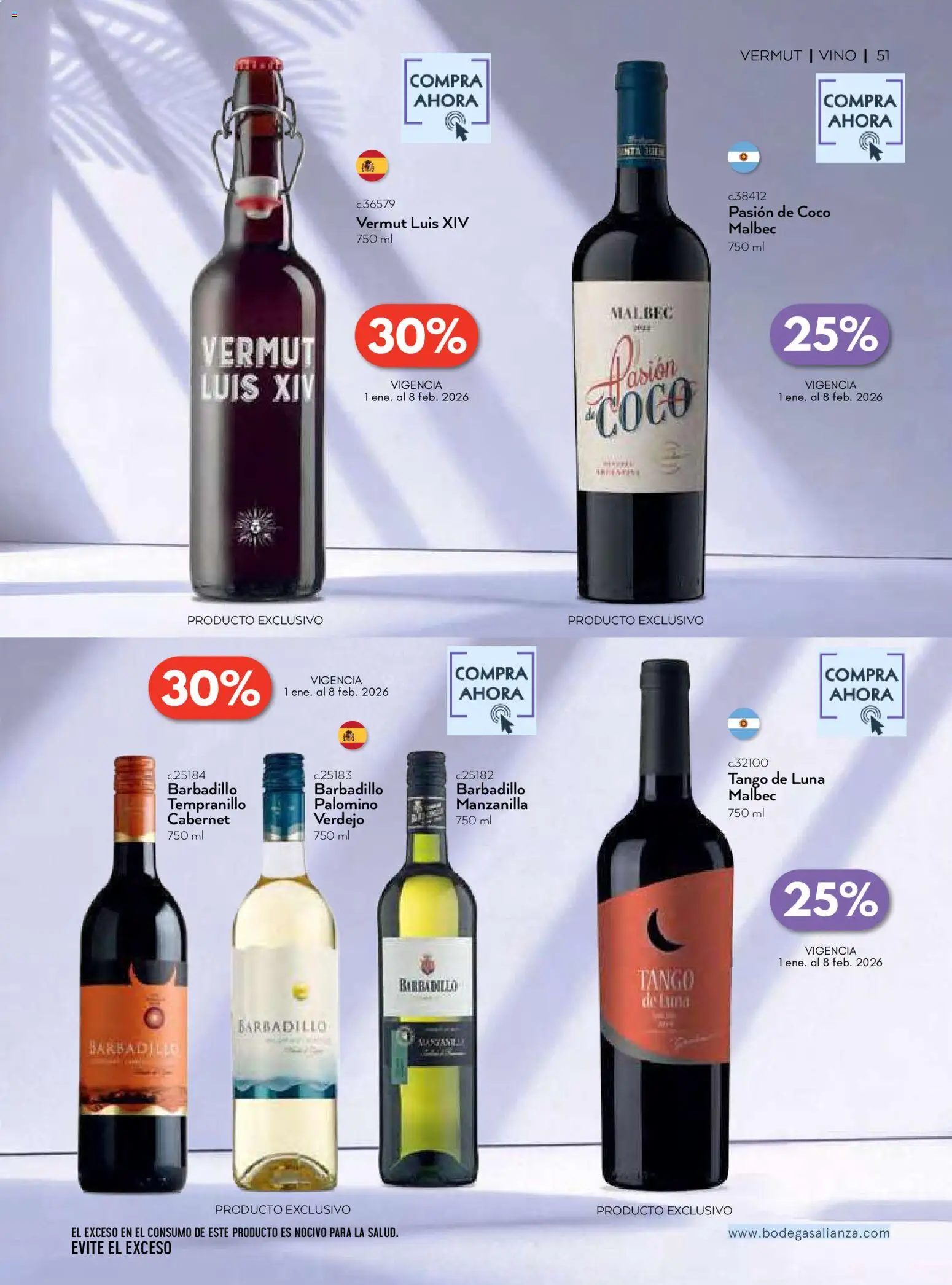 Vista previa las ofertas de la tienda Bodegas Alianza - Catálogo desde el 01/01/2026 