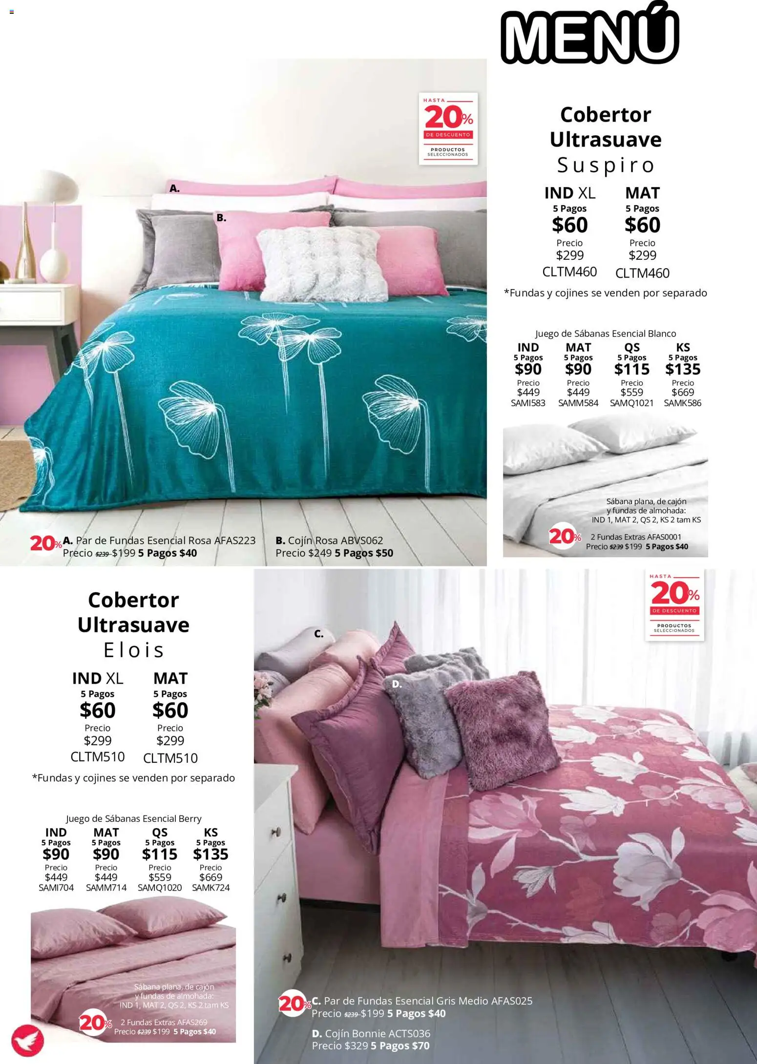 Vista previa las ofertas de la tienda Colchas Concord - Colchas Concord catálogo Colección Cobertor desde el 01/08/2026 