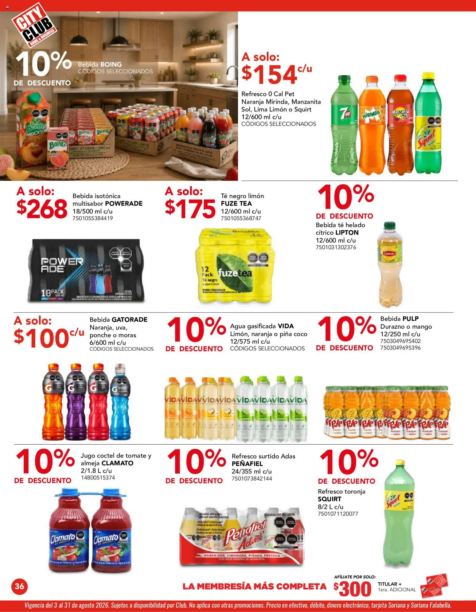 Vista previa las ofertas de la tienda City Club - City Club catálogo desde el 03/08/2026 