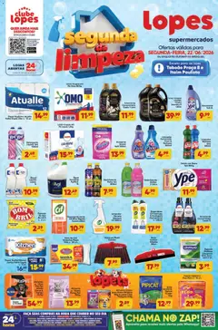 Pré-Visualização do folheto "Lopes Supermercados - Ofertas da semana" da loja Lopes Supermercados válido a partir de 22/06/2026