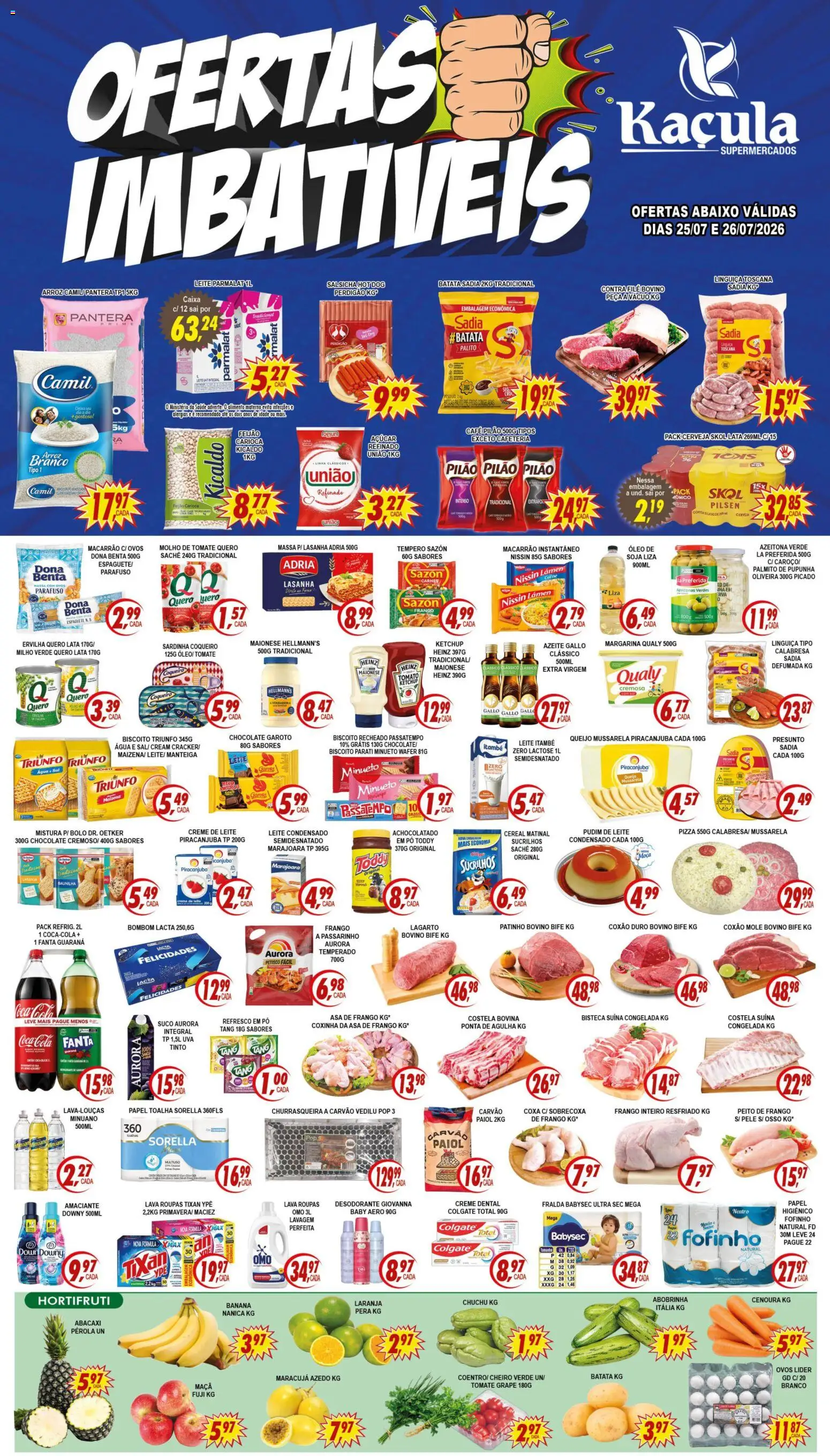 Pré-Visualização do folheto "Kaçula - Ofertas da semana" da loja Kaçula válido a partir de 25/07/2026