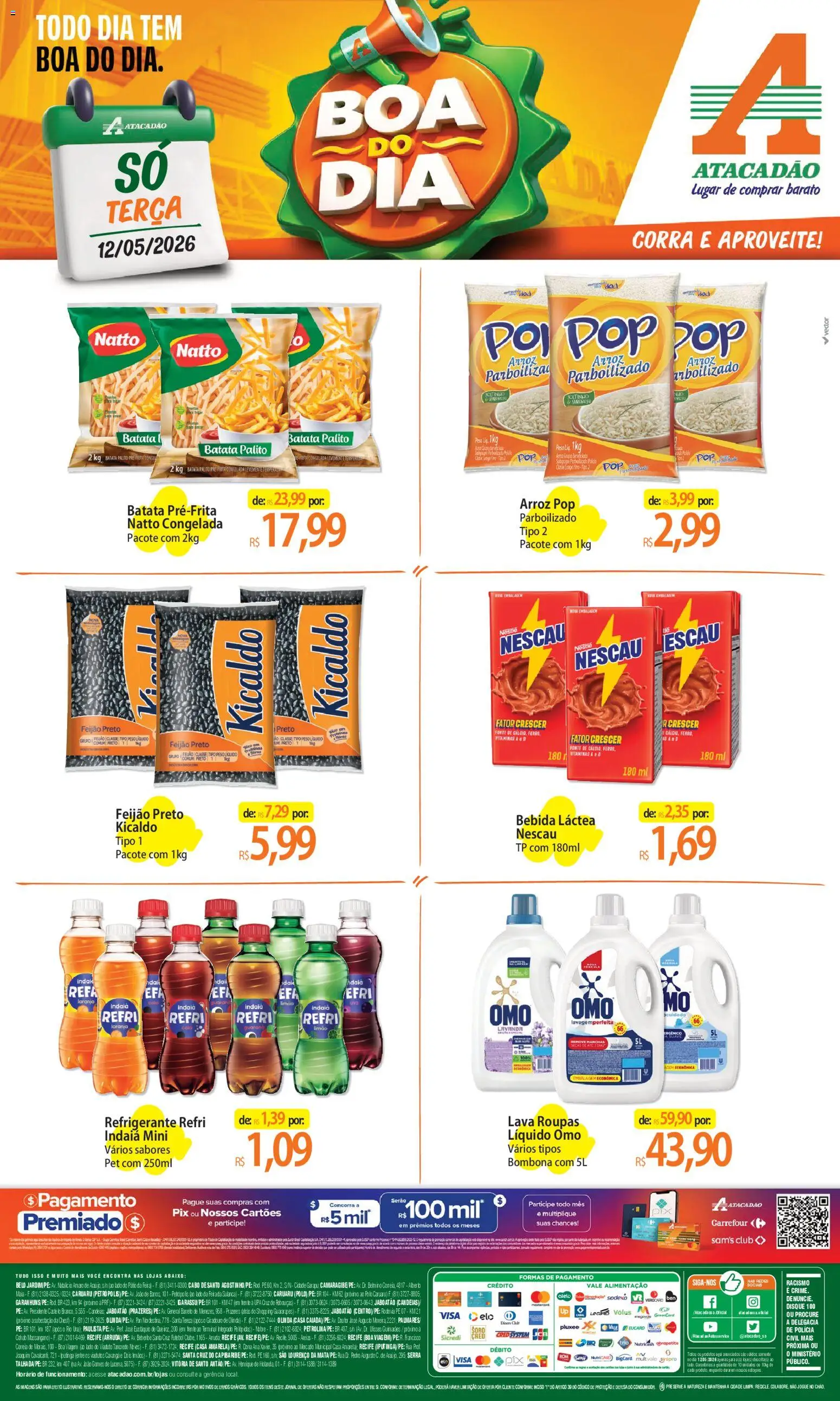 Pré-Visualização do folheto "Atacadão ofertas - PE" da loja Atacadão válido a partir de 12/05/2026