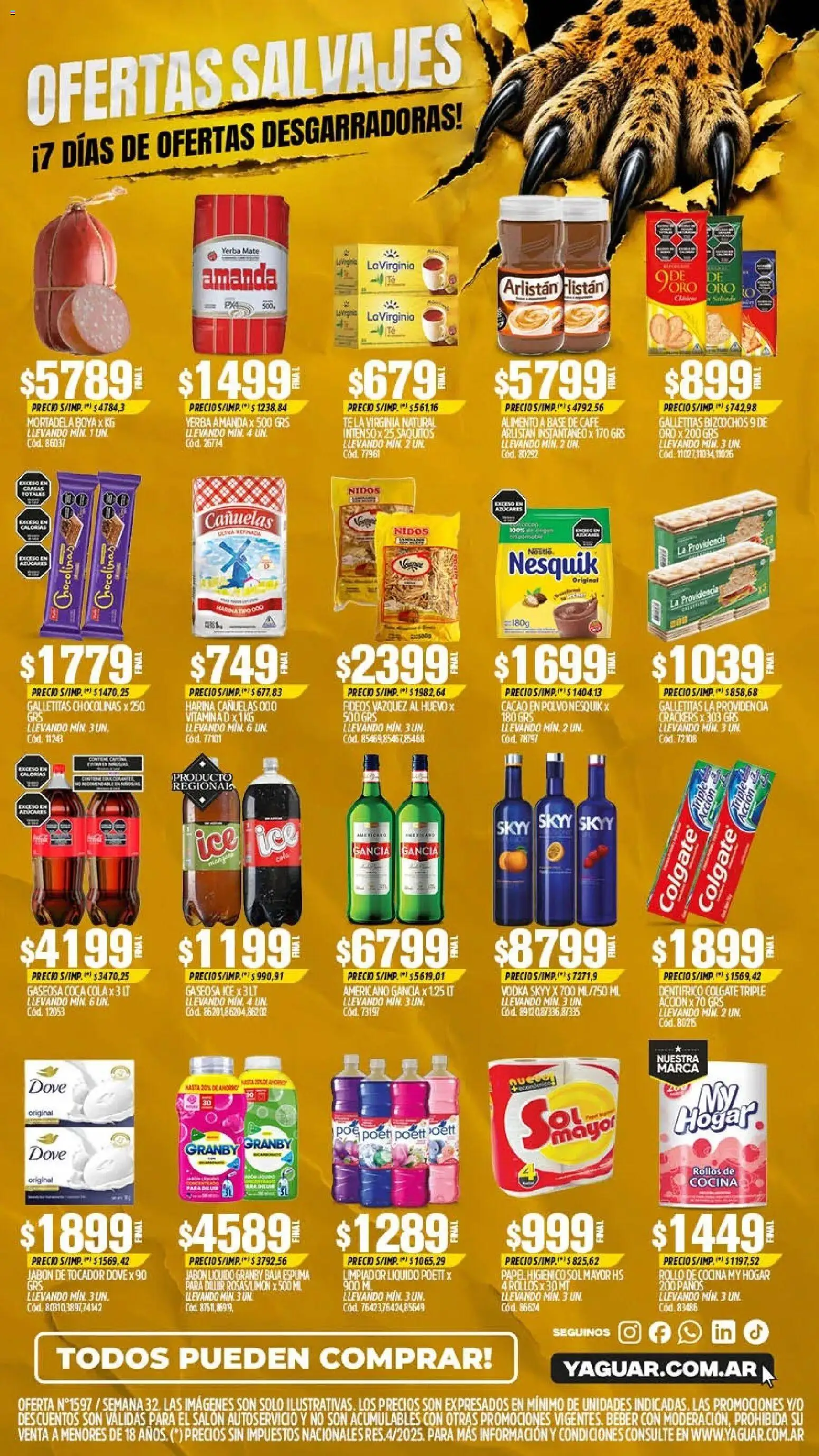Vista previa del folleto de la tienda Yaguar válido desde el 03/08/2026 