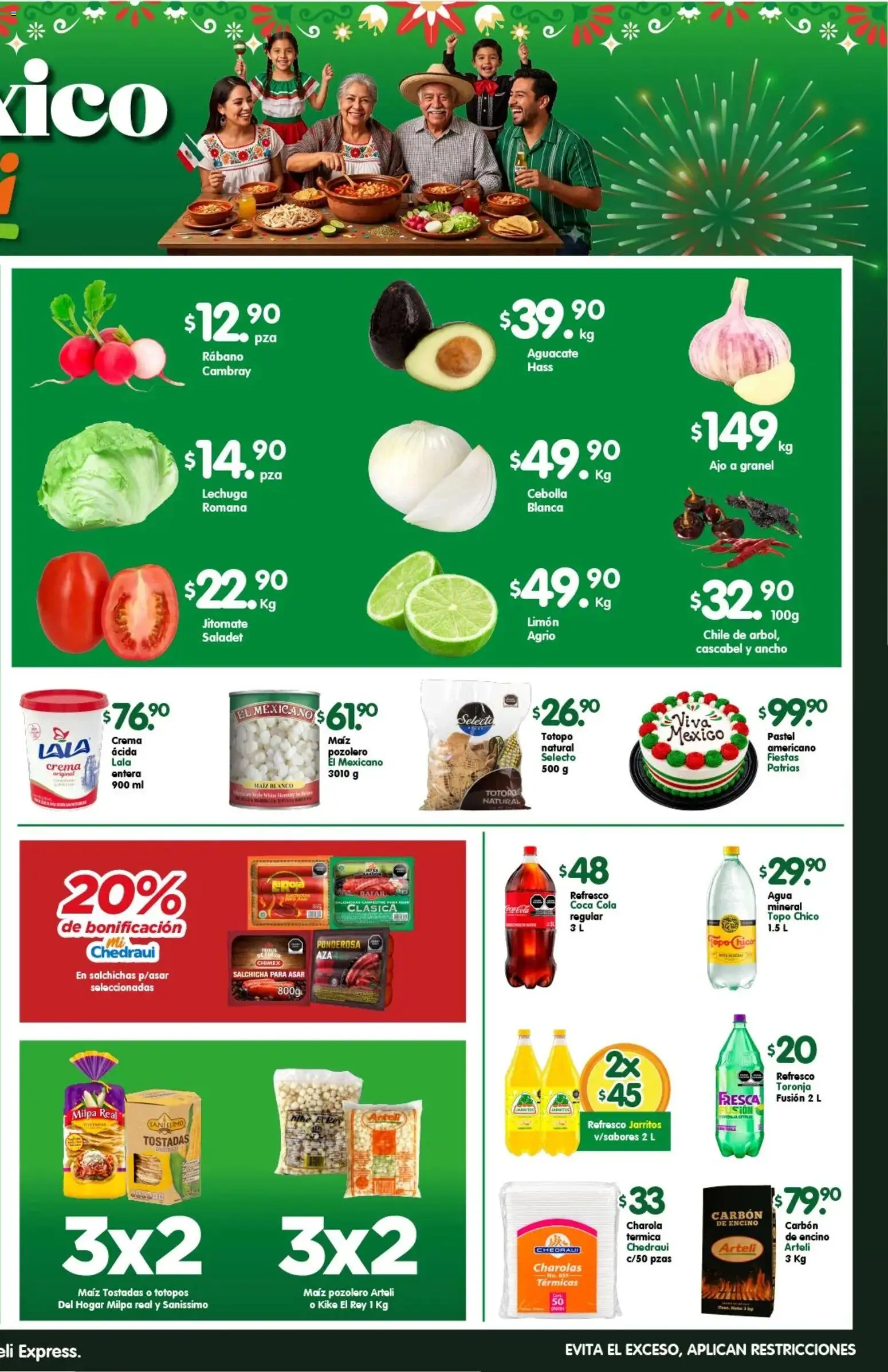 Vista previa las ofertas de la tienda Arteli - Arteli folleto Express (Fiestas patrias) desde el 11/09/2026 
