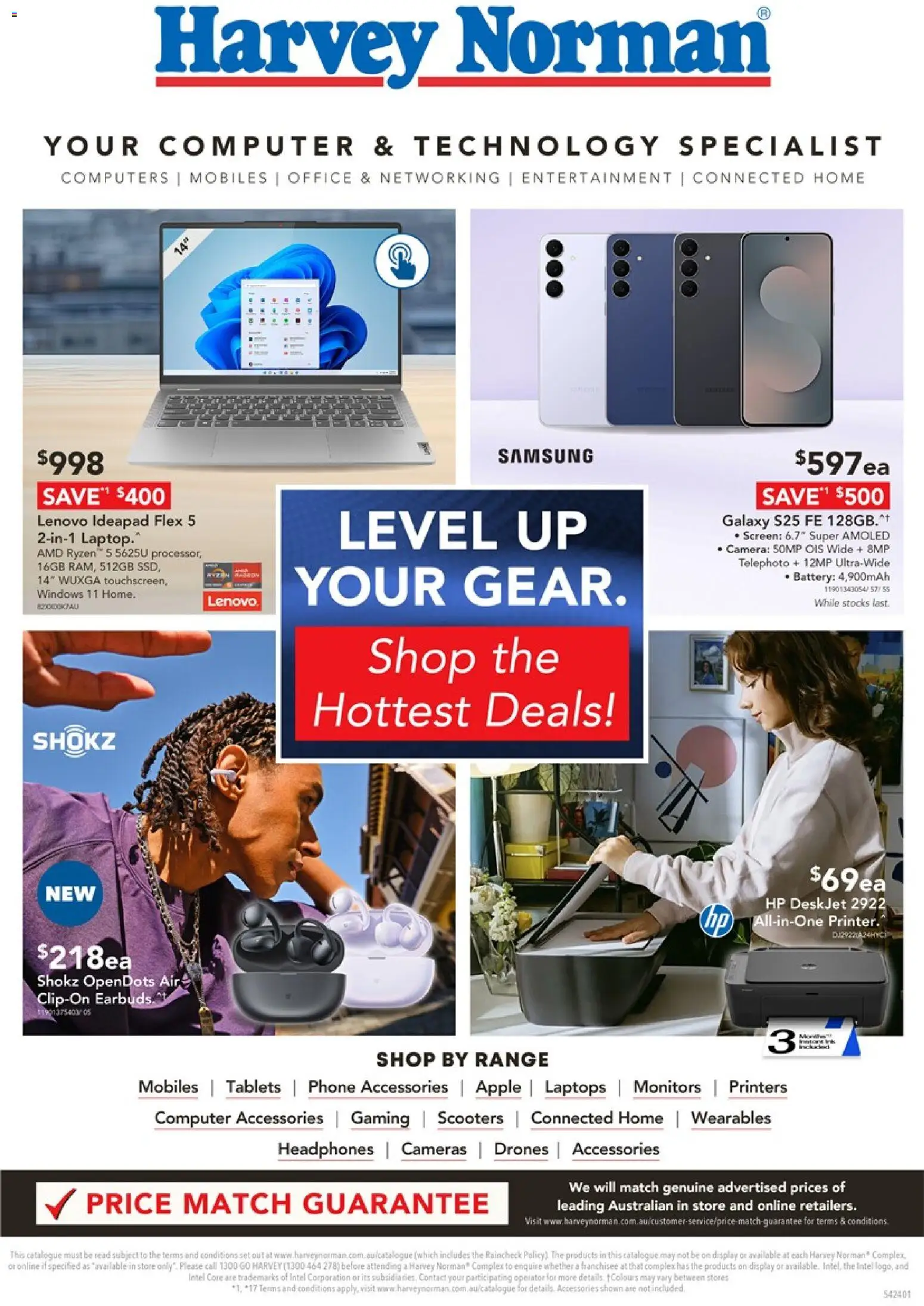 Preview of catalogue Harvey Norman Computers Level up your Gear from shop Harvey Norman valid 18/08/2026