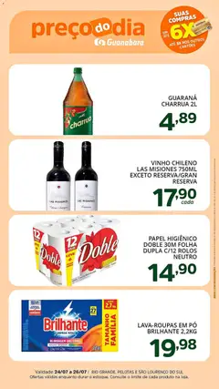 Pré-Visualização do folheto "Supermercado Guanabara - Ofertas da semana" da loja Supermercado Guanabara válido a partir de 24/07/2026