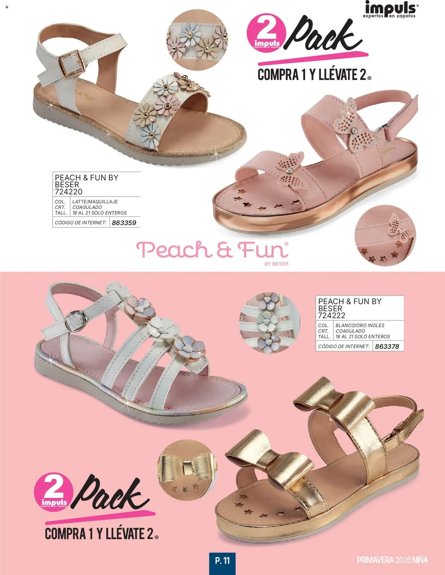 Vista previa las ofertas de la tienda Impuls - Catálogo Niña desde el 01/01/2026 - Zapatos