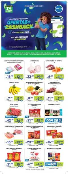 Pré-Visualização do folheto "Prezunic ofertas" da loja Prezunic válido a partir de 13/10/2026