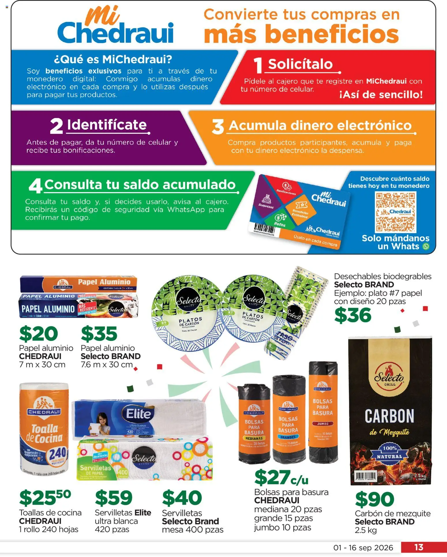 Vista previa las ofertas de la tienda Chedraui - Chedraui folleto desde el 01/09/2026 