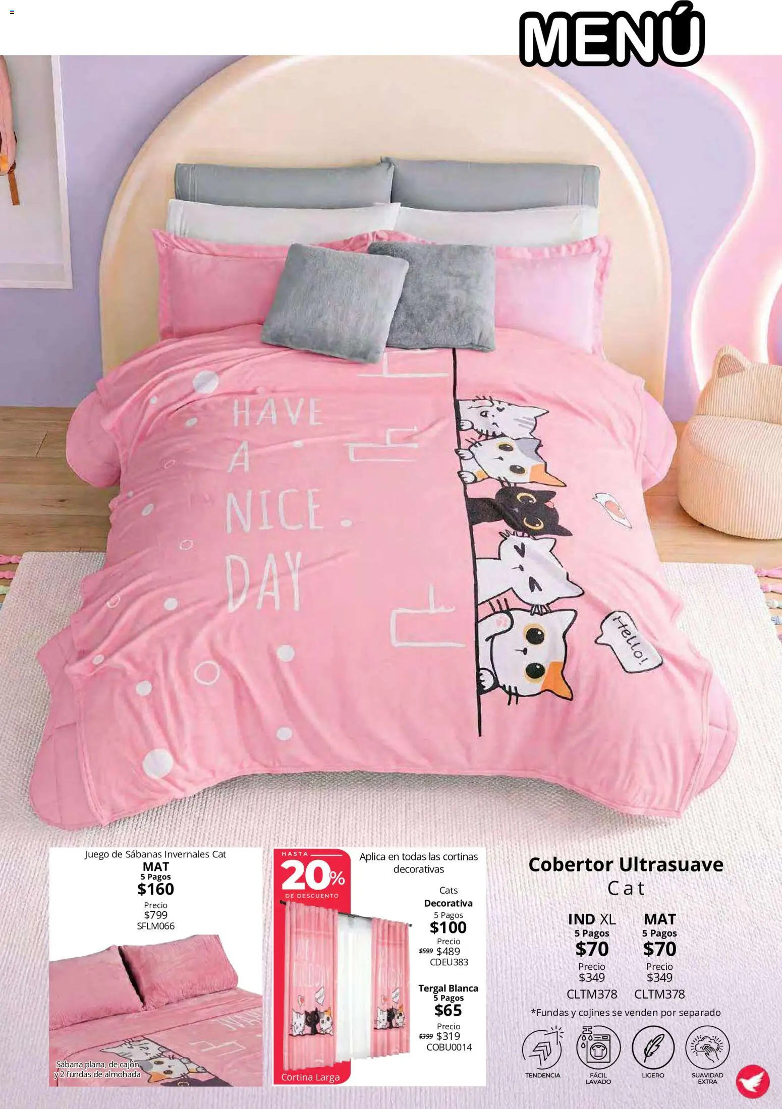 Vista previa las ofertas de la tienda Colchas Concord - Colchas Concord catálogo Colección Cobertor Calor de Hogar desde el 15/10/2026 
