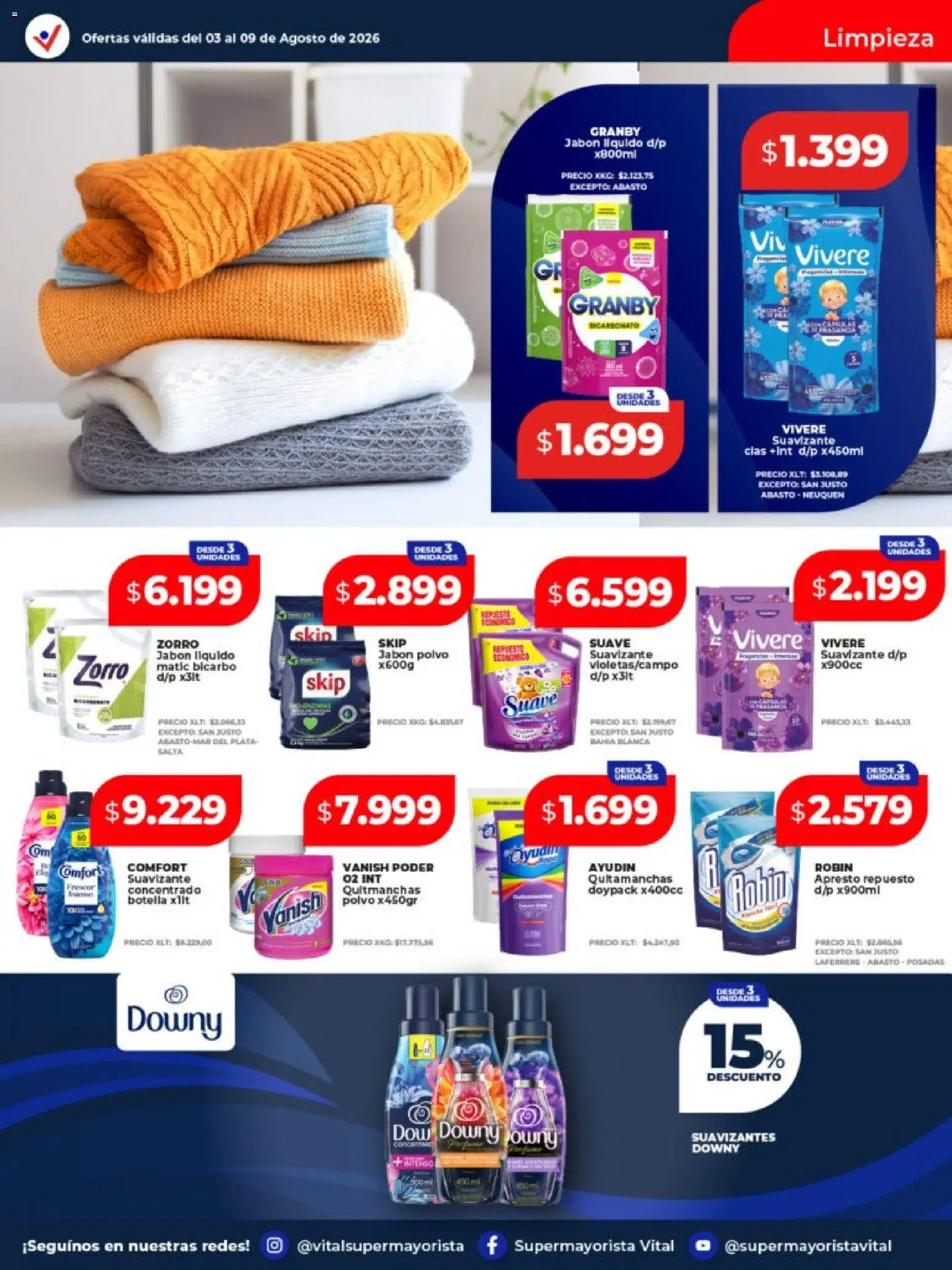 Vista previa del folleto de la tienda Vital válido desde el 03/08/2026 